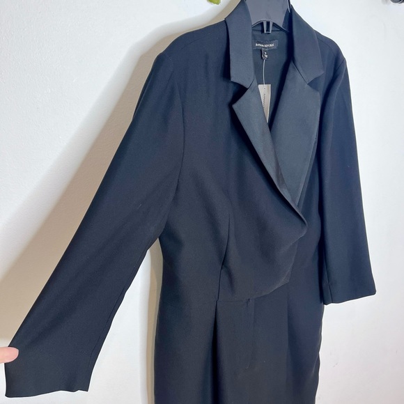 Banana Republic 3/4 Sleeve Tuxedo Jumpsuit NWT - Picture 5 of 13